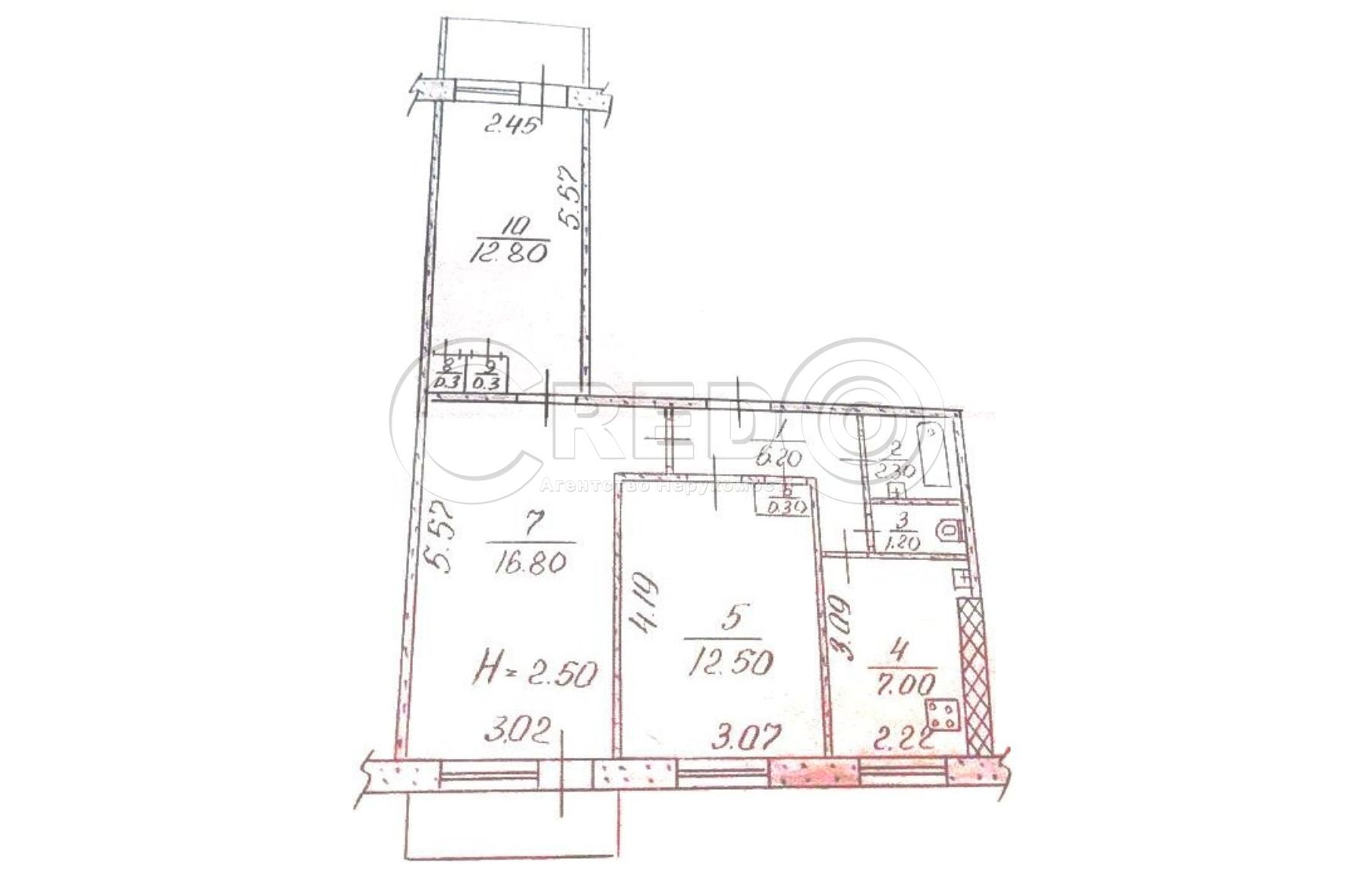 Продажа 3-комнатной квартиры 60 м², 200 летия Кривого Рога просп.