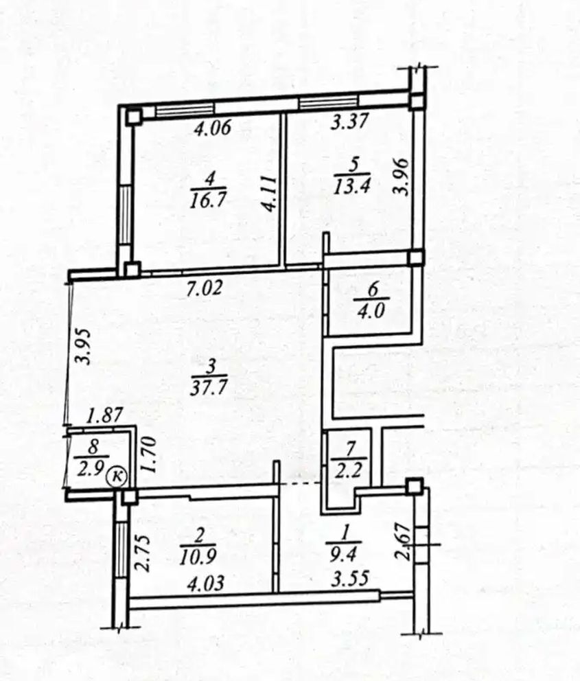 Продажа 4-комнатной квартиры 97 м², Кобзаря бул., 4