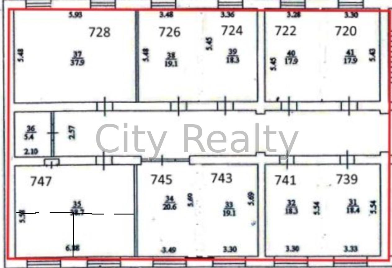 Аренда офиса 280.4 м², Крещатик ул., 7/11