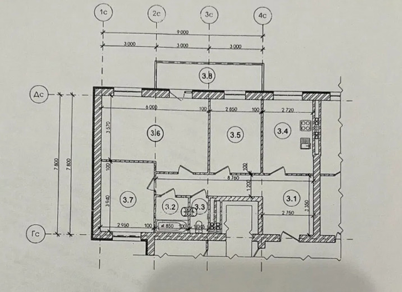Продажа 3-комнатной квартиры 83 м², ЖД Новый массив, ДОМ 1
