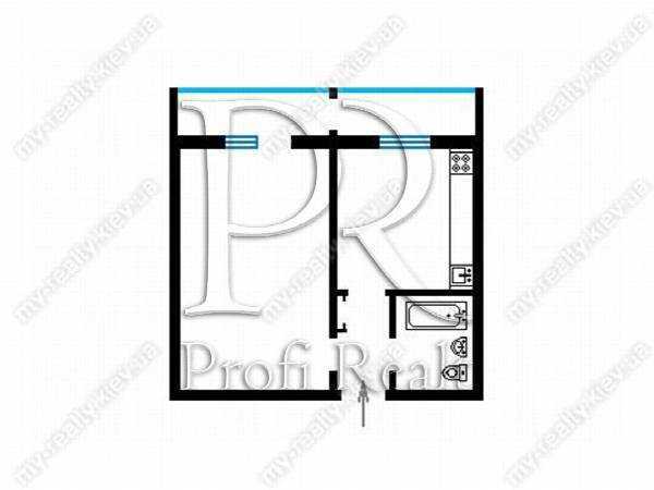 Продажа 1-комнатной квартиры 28 м², Симиренко ул., 12А