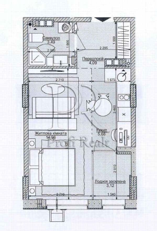 Продажа 1-комнатной квартиры 32 м², Юрия Липы ул., 6