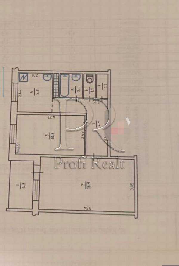 Продажа 2-комнатной квартиры 48 м², Сімї Сосніних, 2Б