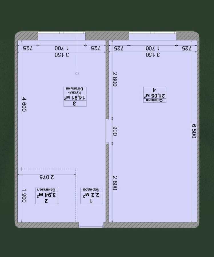 Продажа 1-комнатной квартиры 43 м², Богдана Хмельницкого ул., 17/4