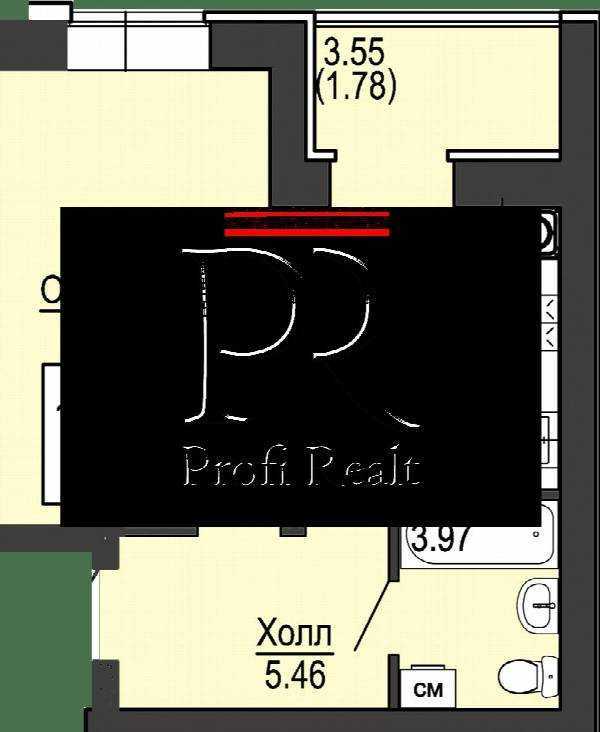 Продажа 1-комнатной квартиры 37 м², Героев Небесной Сотни просп., 26/23