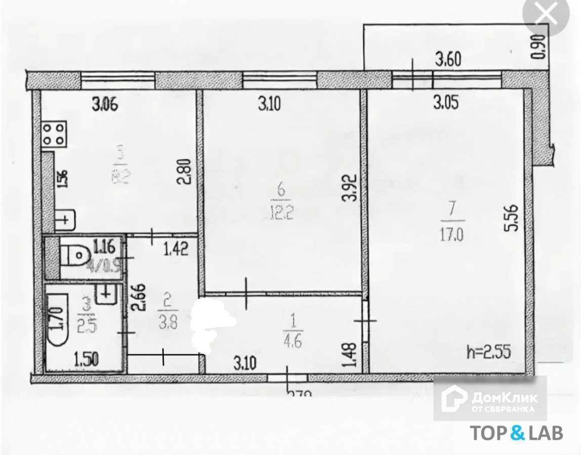 Оренда 2-кімнатної квартири 49 м², Новорічна вул., 49
