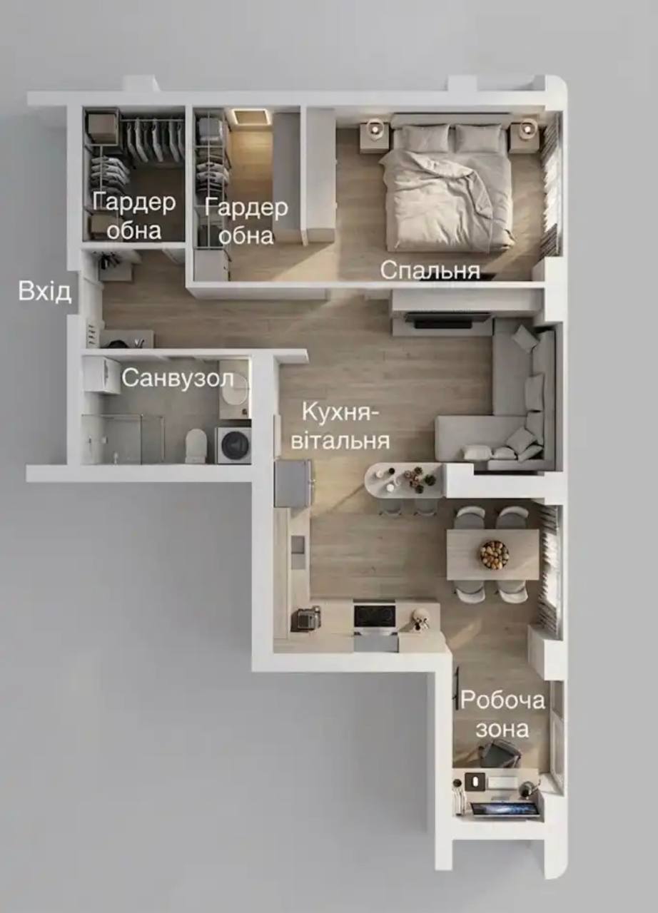 Оренда 2-кімнатної квартири 67 м², Сергія Подолинського вул.