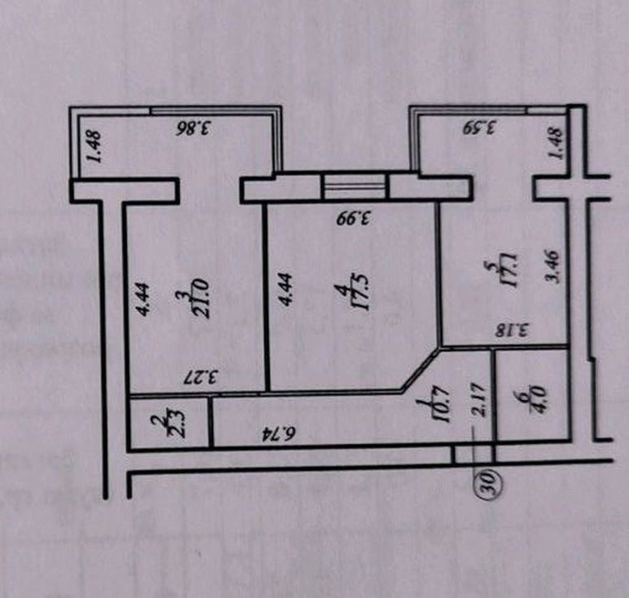 Продаж 2-кімнатної квартири 73 м²