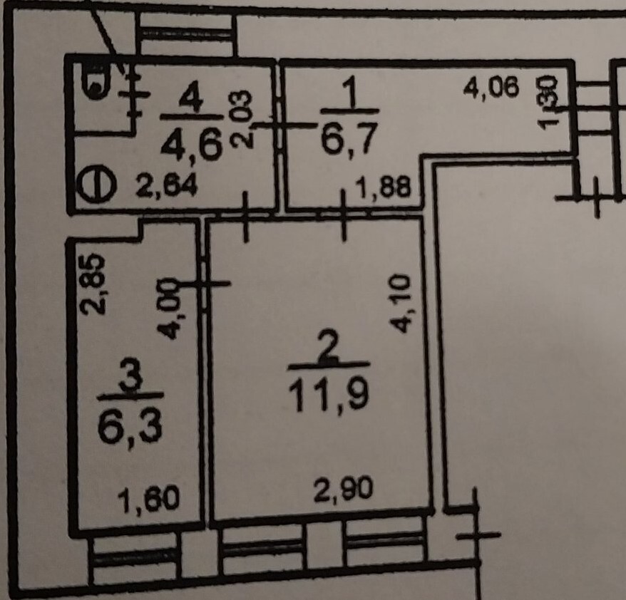 Продаж 2-кімнатної квартири 31 м², Мясоедовская вул.