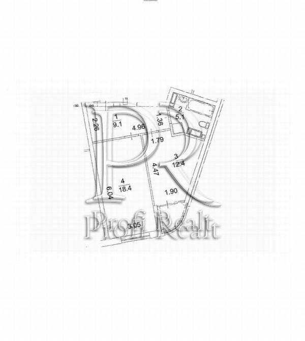 Продажа 1-комнатной квартиры 47 м², Днепровское шоссе, 17К