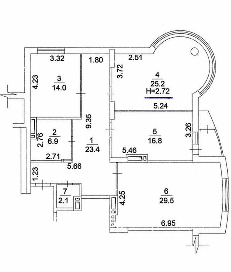 Продаж 3-кімнатної квартири 119.8 м², Автозаводська вул., 29А