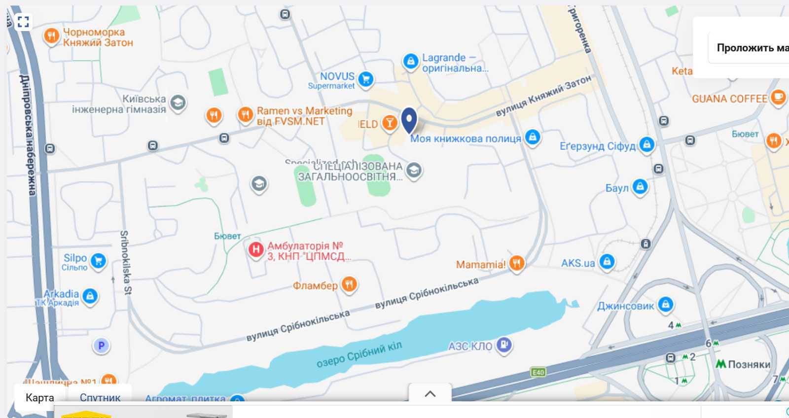 Оренда 2-кімнатної квартири 60 м², Княжий Затон вул., 7