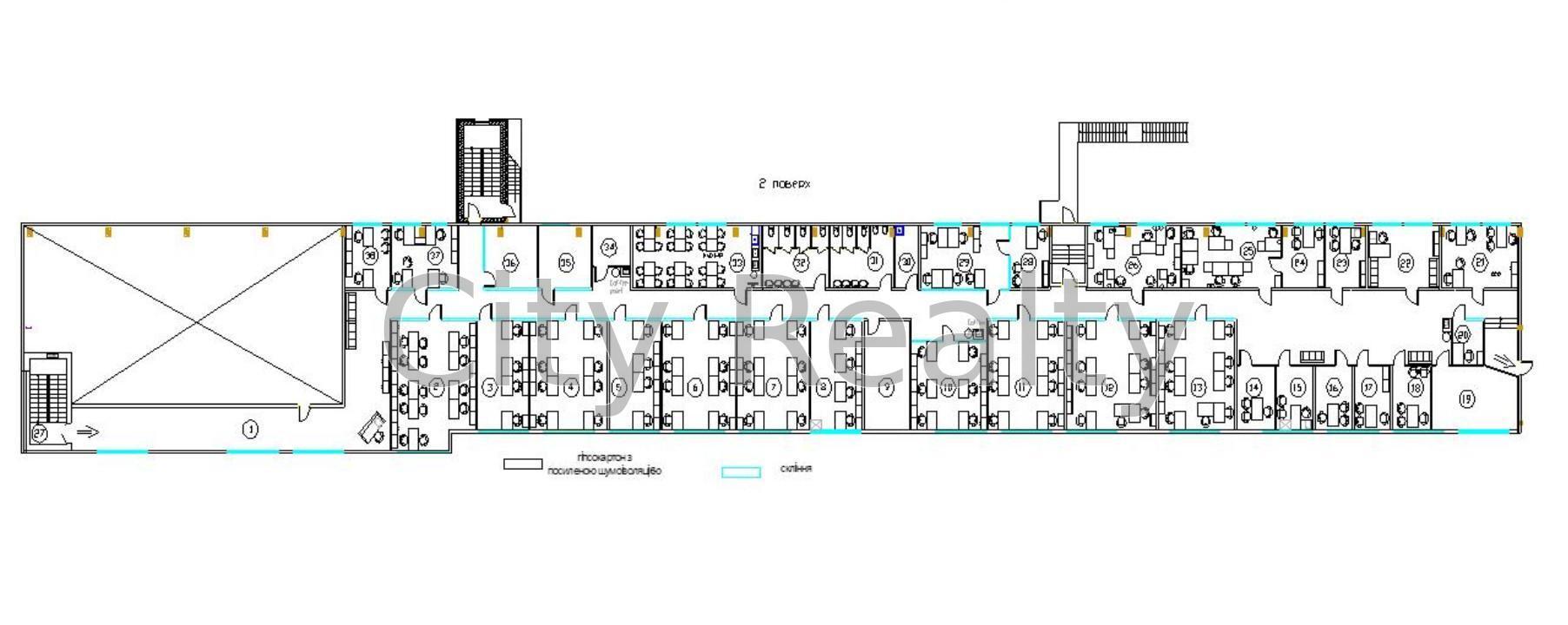 Аренда офиса 1207.2 м², Степана Бандеры просп., 23