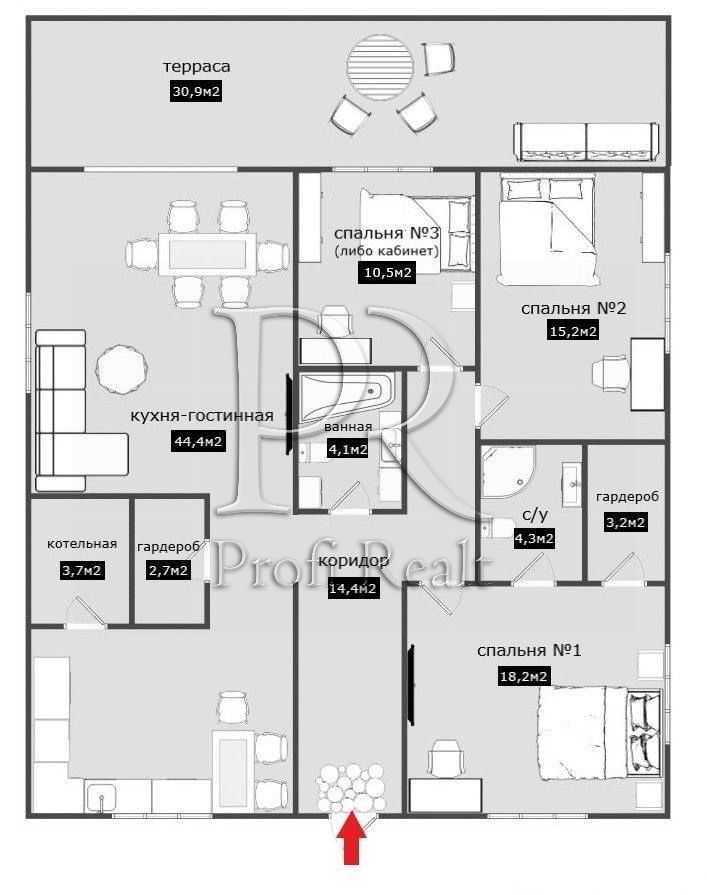 Продаж 3-кімнатної квартири 121 м², Джерельна вулиця, 64
