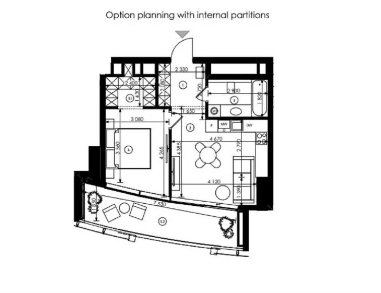 Продаж 1-кімнатної квартири 55 м², Лесі Українки бул., 7