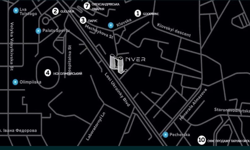 Продаж 1-кімнатної квартири 55 м², Лесі Українки бул., 7