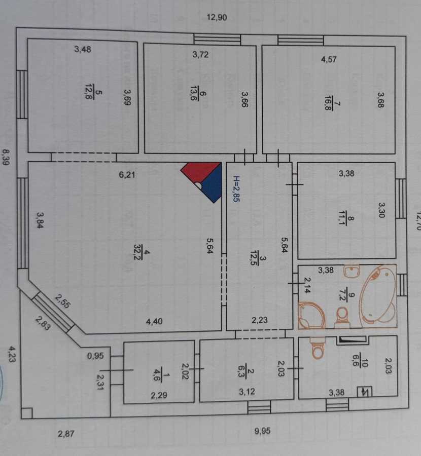 Продажа дома 123.7 м², Трояндова