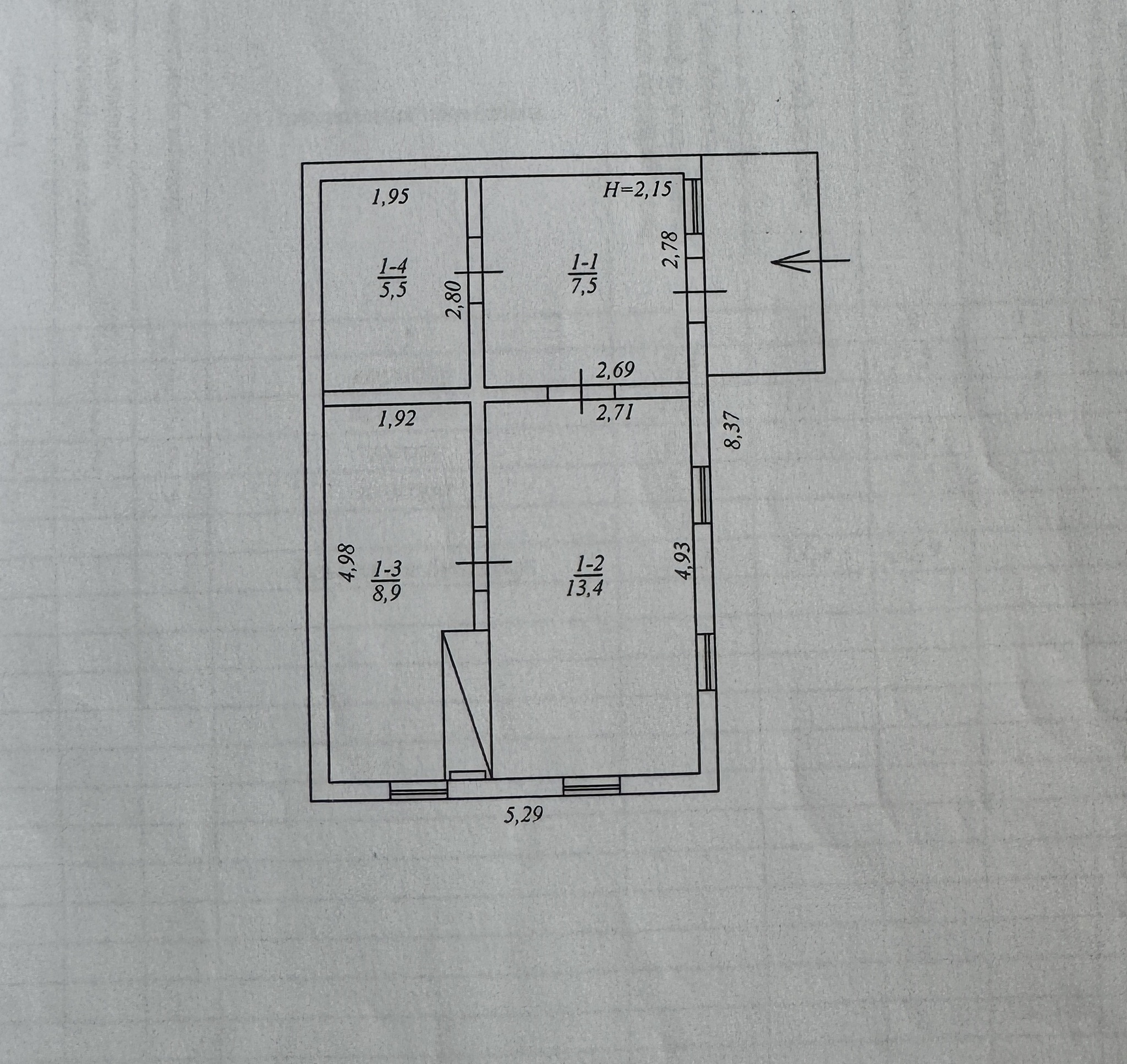 Продаж будинку 35 м²