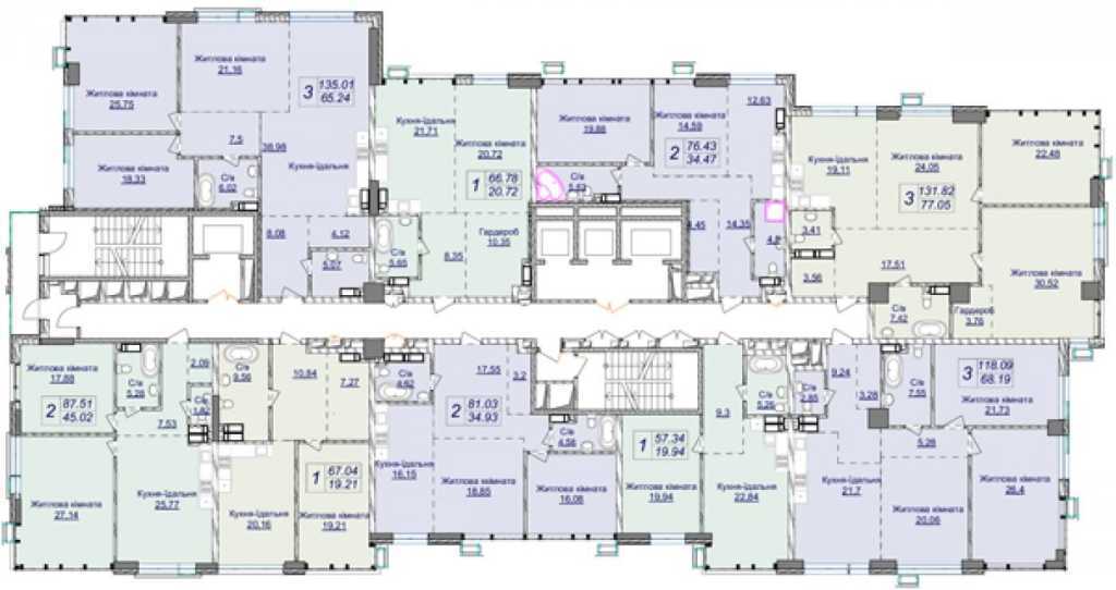 Продажа 2-комнатной квартиры 81.03 м², Андрия Кизила ул., Верхогляда