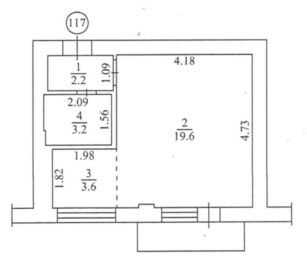 Аренда 1-комнатной квартиры 38 м², Большая Васильковская ул., 129