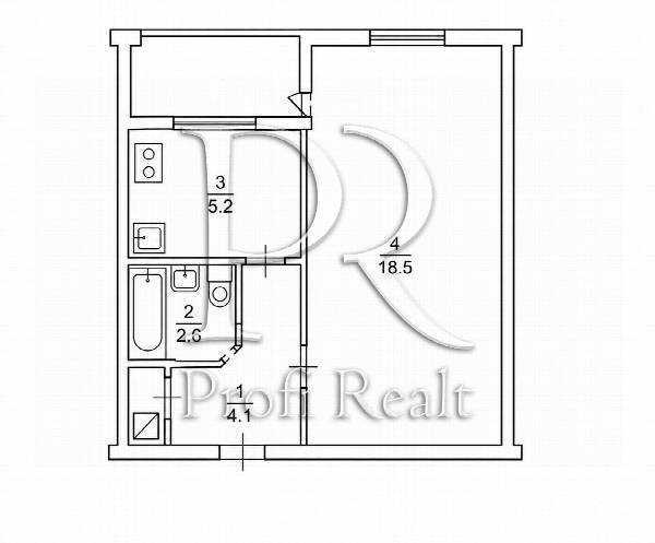 Продаж 1-кімнатної квартири 32 м², Парково-Сирецька вул., 21