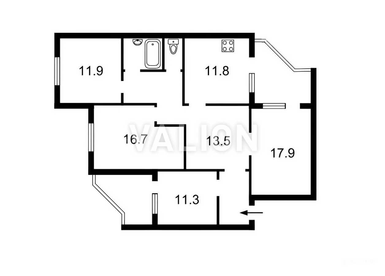 Продаж 4-кімнатної квартири 109.7 м², Петра Григоренка просп., 1А