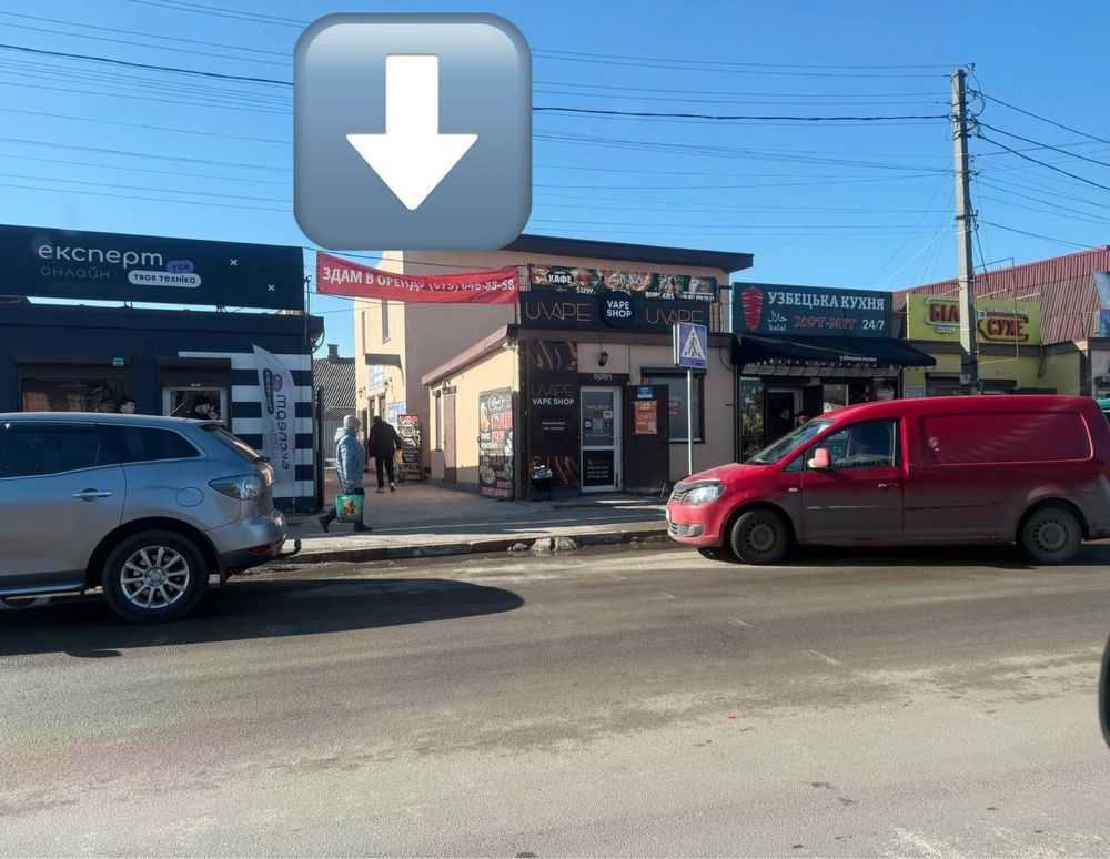 Аренда магазина 100 м², Центральна