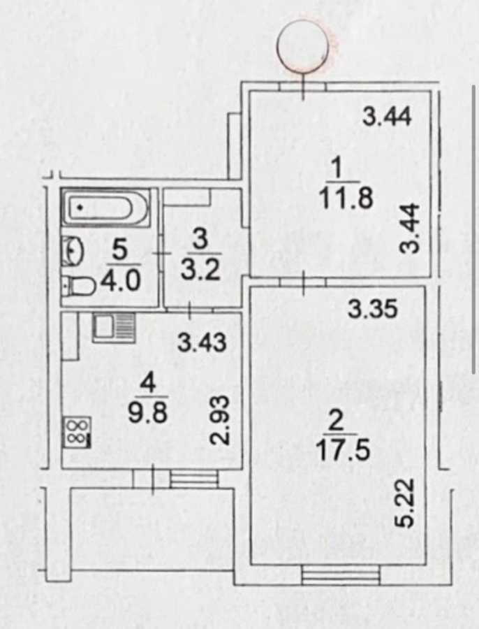 Продаж 1-кімнатної квартири 51 м², Сергія Данченка вул., 3