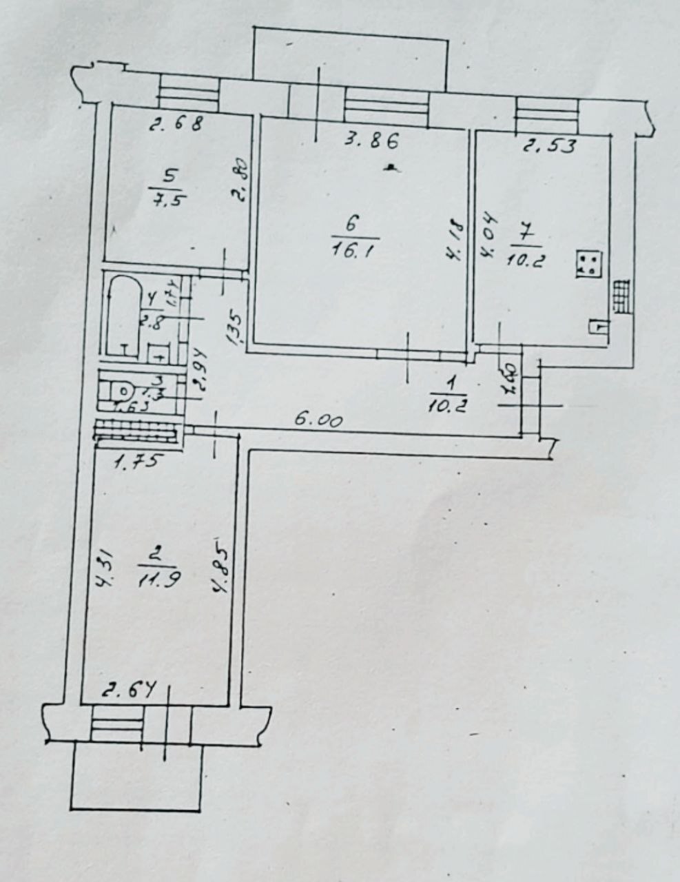 Продаж 3-кімнатної квартири 62 м², Академіка Вільямса вул.