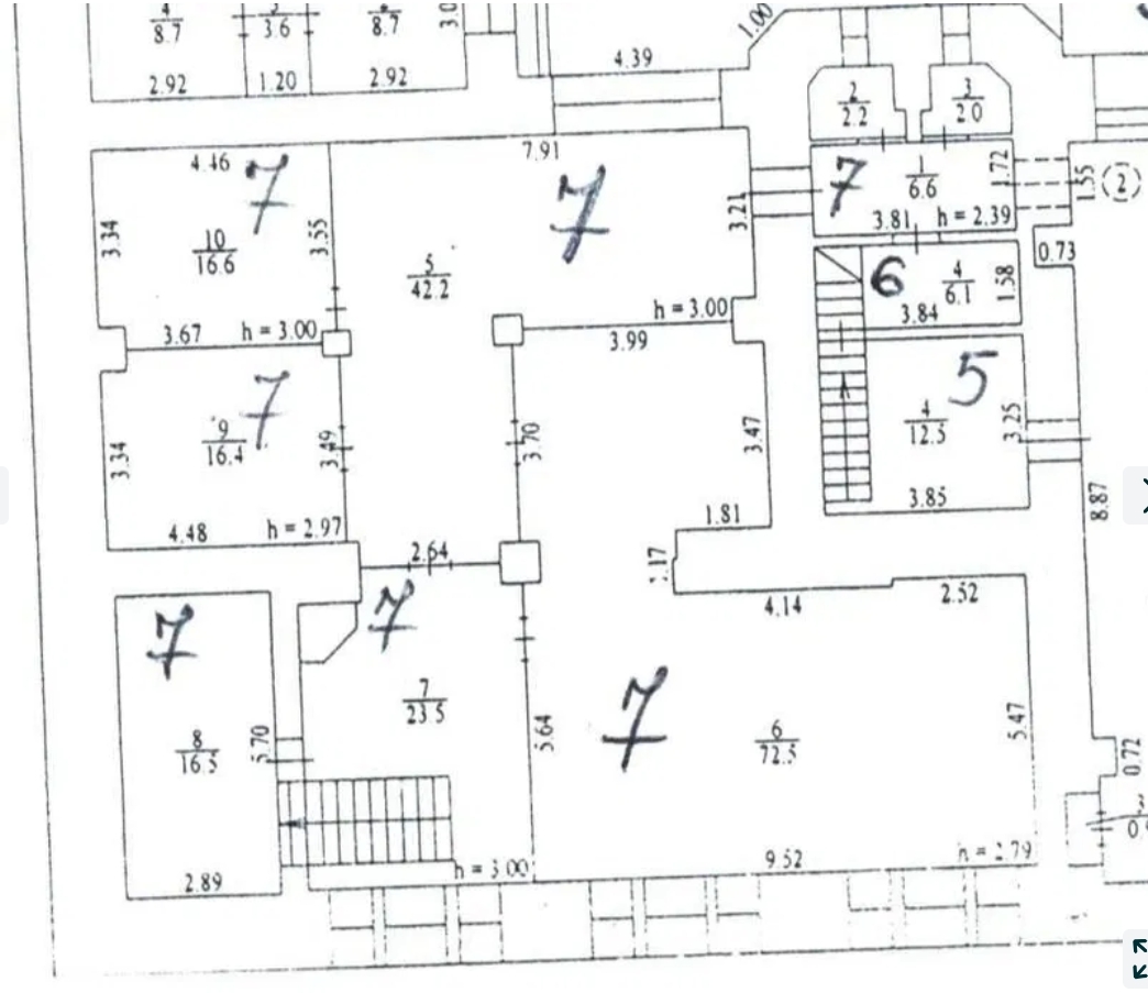 Аренда офиса 400 м², Пушкинская ул.