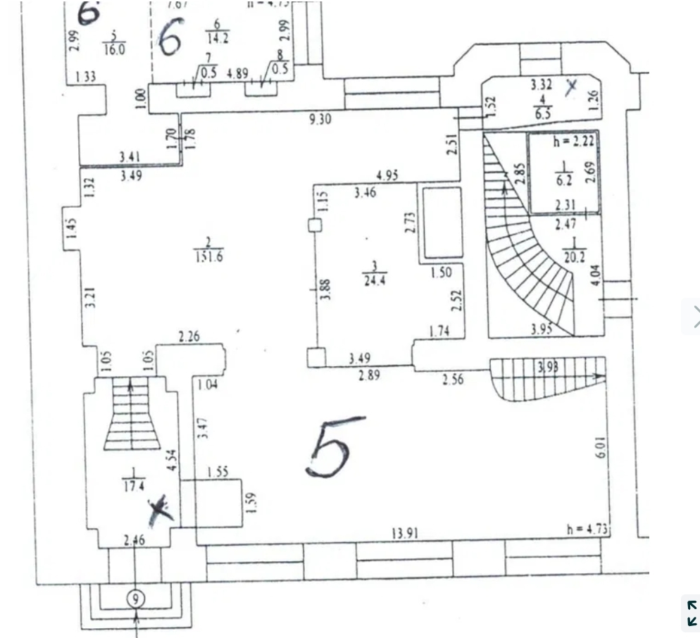 Аренда офиса 400 м², Пушкинская ул.