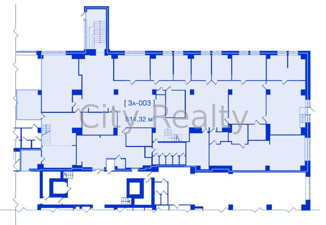 Аренда офиса 912 м², Ахтырский пер., 7