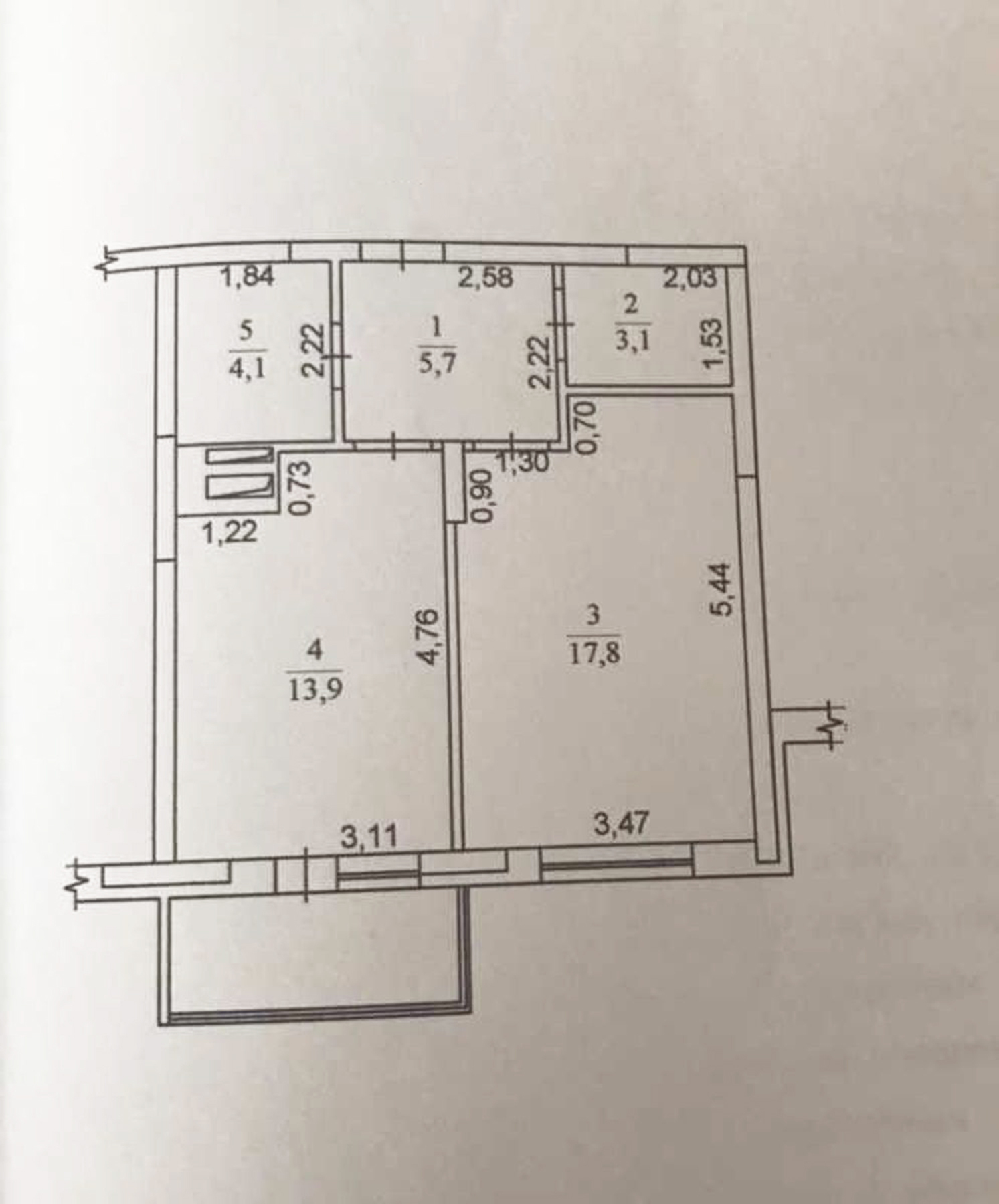 Продажа 1-комнатной квартиры 48 м², Воскресенская ул., 18А