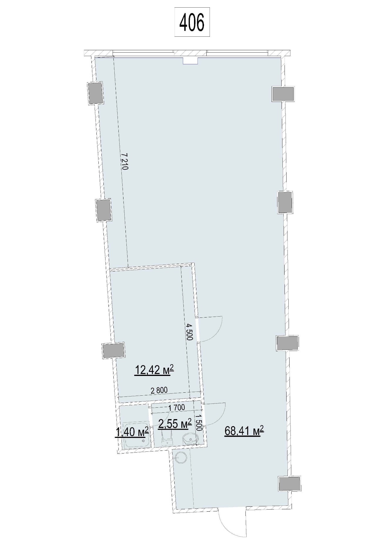 Аренда офиса 86 м², Константиновская ул.