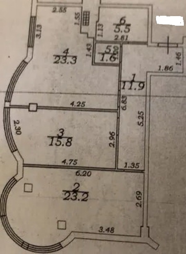Продажа квартиры со свободной планировкой 81.3 м², Львовская ул.