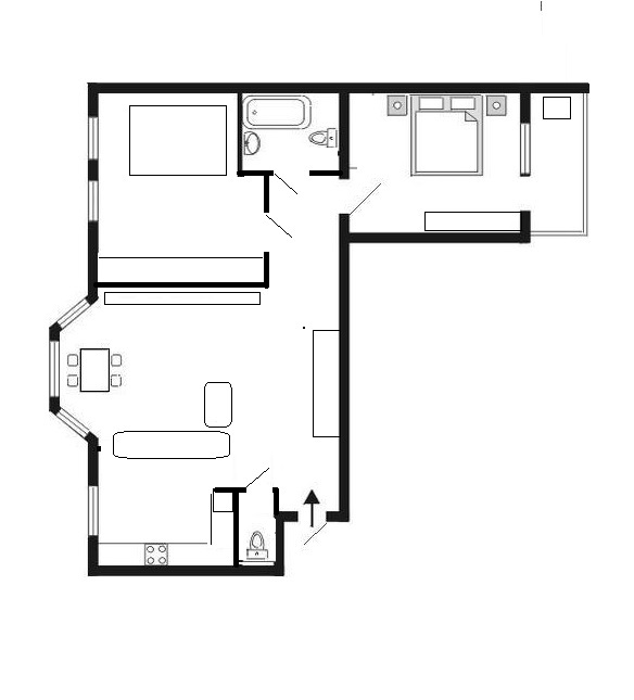 Продажа 3-комнатной квартиры 74 м², Юрковская ул.