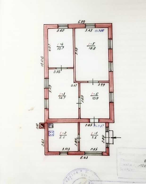 Продаж будинку 71 м², Матросова