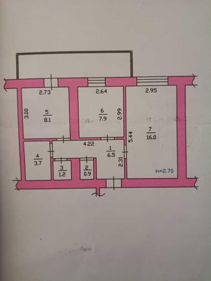 Продажа 2-комнатной квартиры 51 м², Олімпійська, 8Б