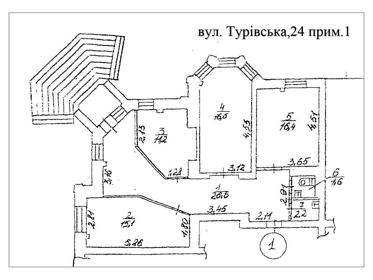 Аренда офиса 90 м², Туровская ул.
