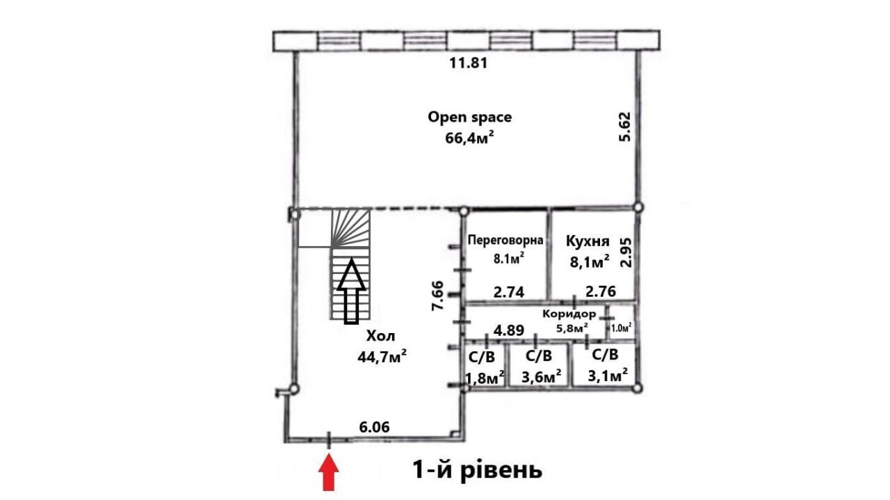 Аренда офиса 220 м², Дегтяревская ул., 33Б