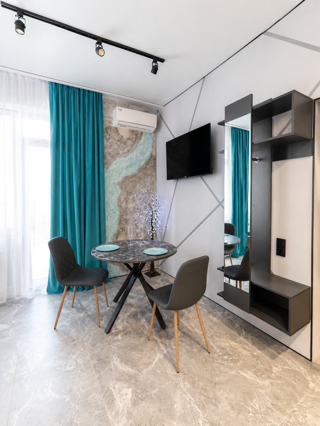 Студия посуточно 30 м², Родос, СЕКЦИИ А, Б