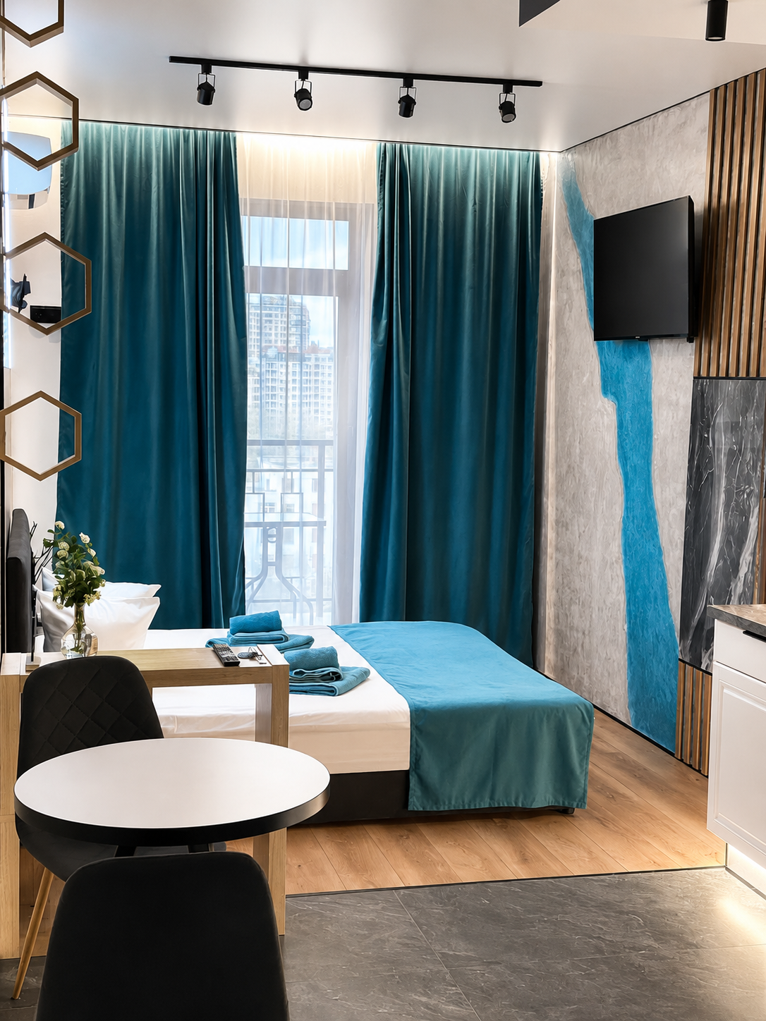 Студия посуточно 30 м², Родос, СЕКЦИИ А, Б