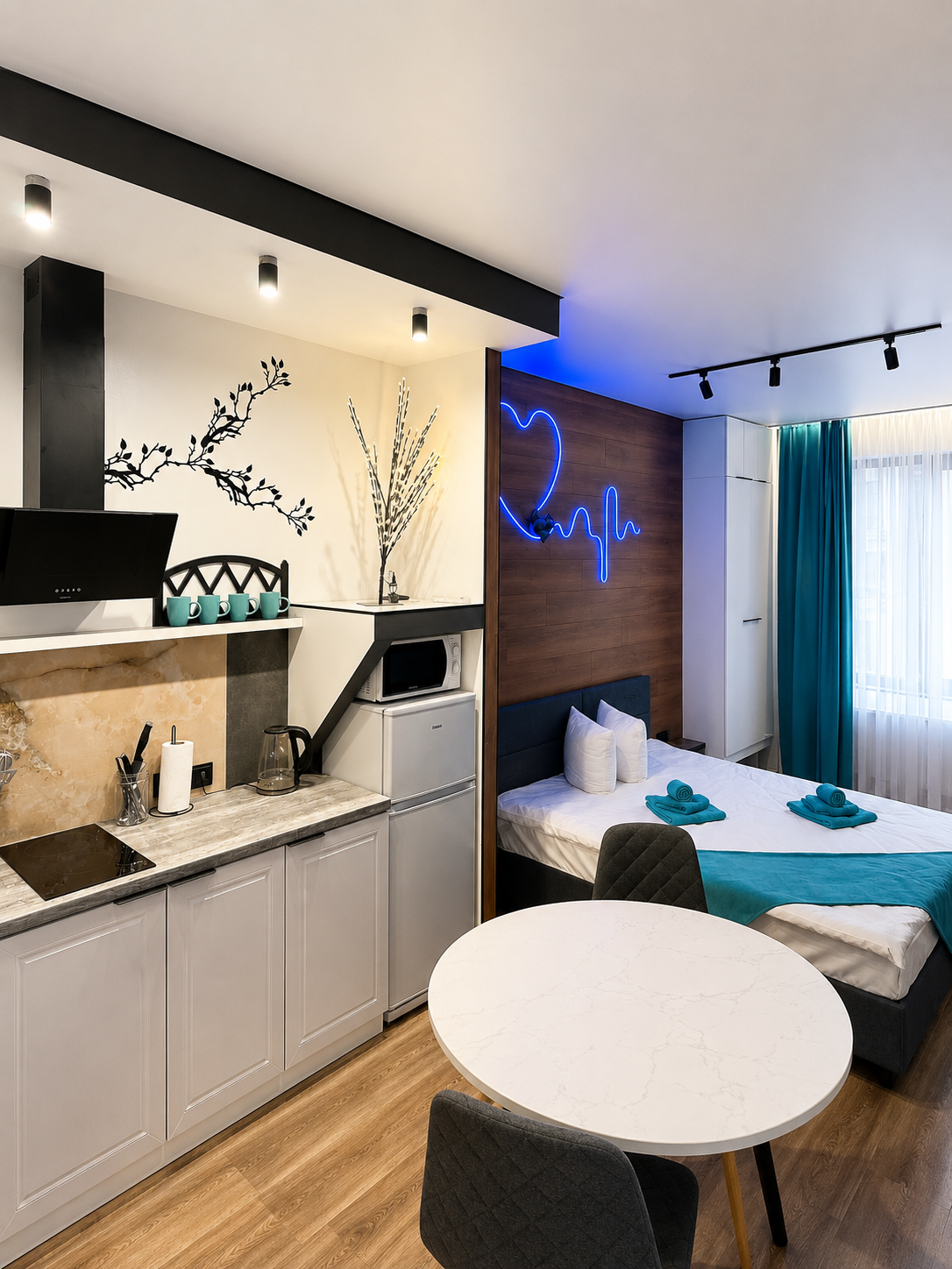 Студия посуточно 30 м², Родос, СЕКЦИИ А, Б
