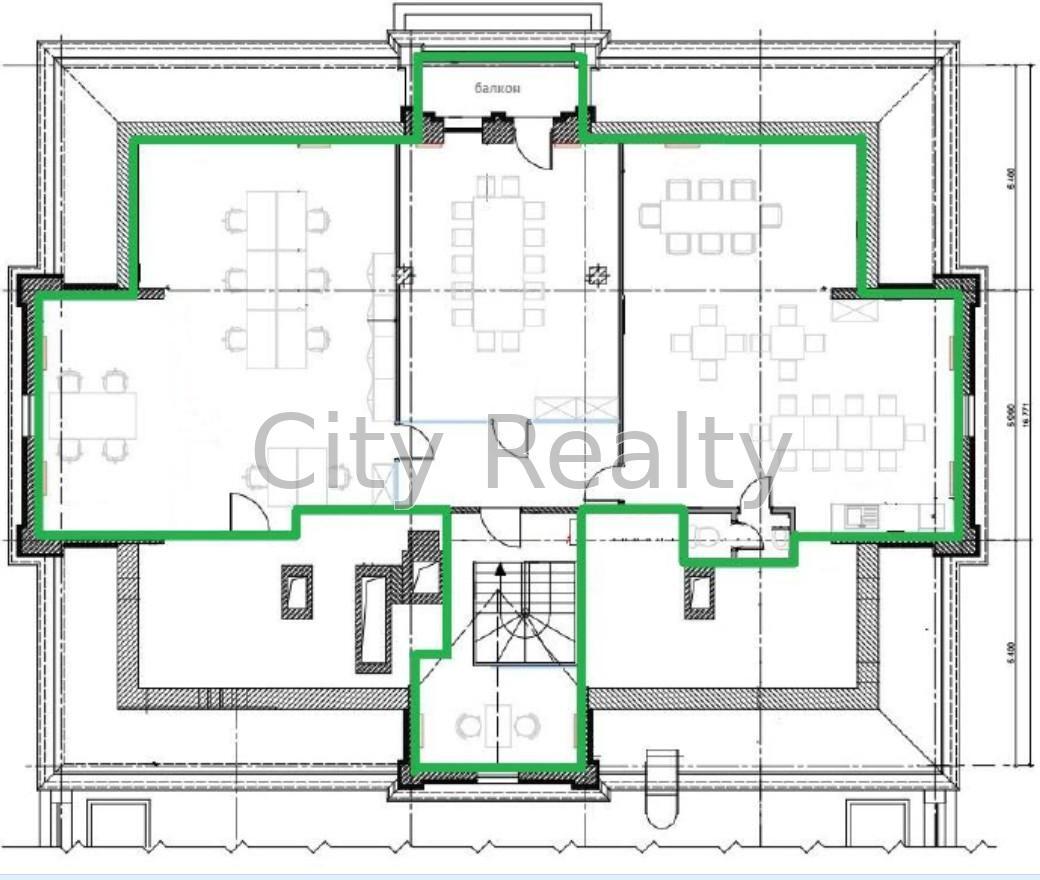 Оренда офісу 521.5 м², Петра Сагайдачного вул., 33