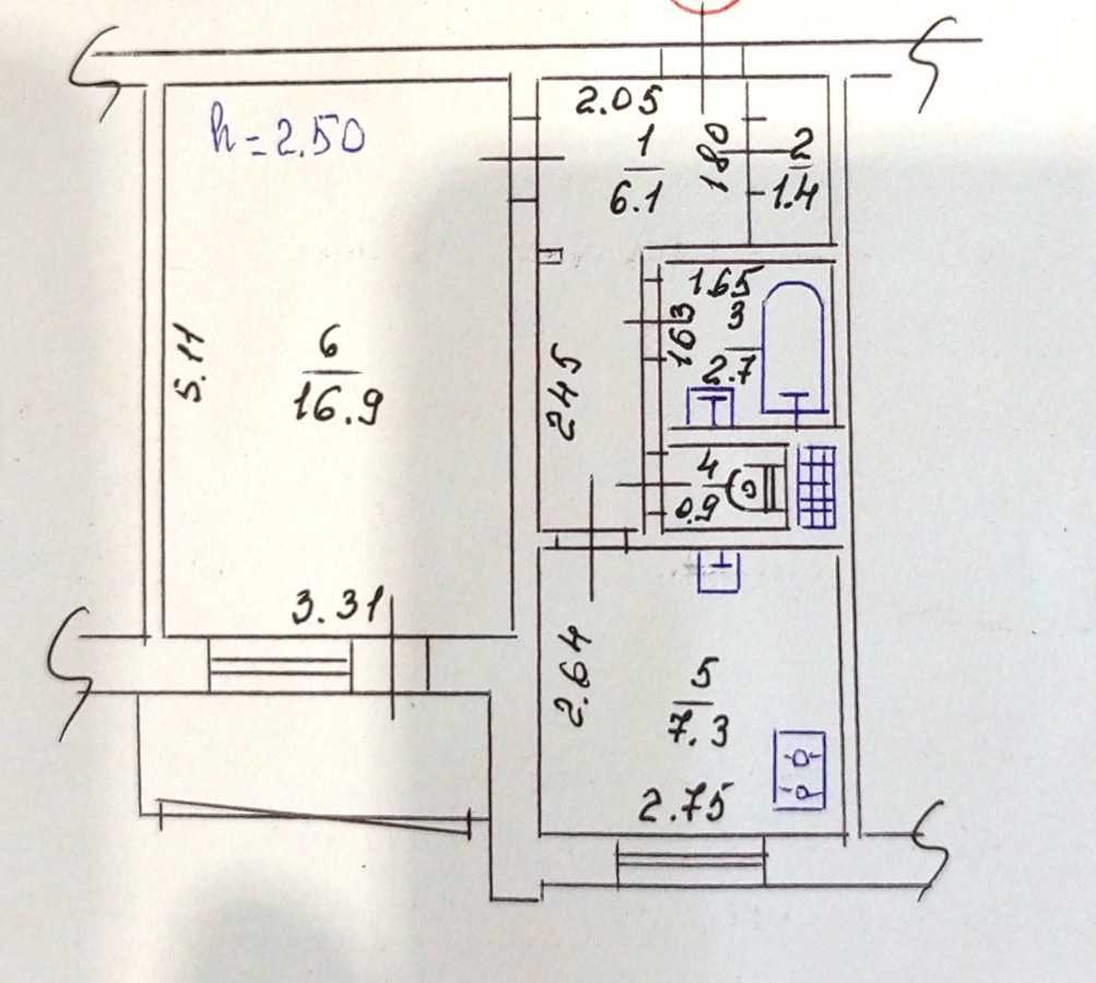 Продаж 1-кімнатної квартири 36.2 м², Героїв України