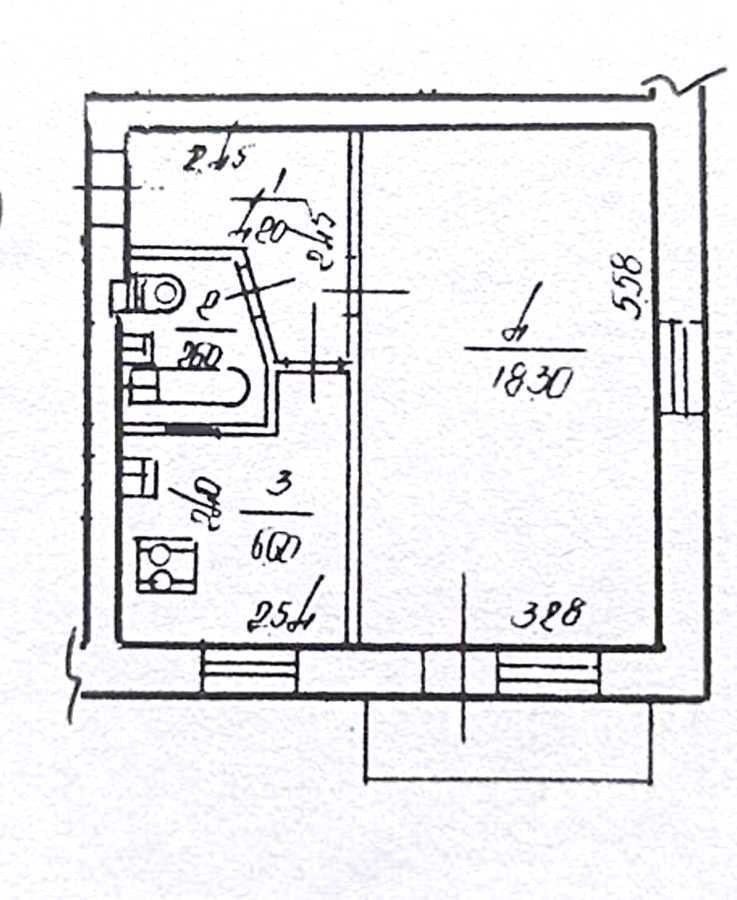 Продажа 1-комнатной квартиры 32.4 м², Вышгородская ул., 50А