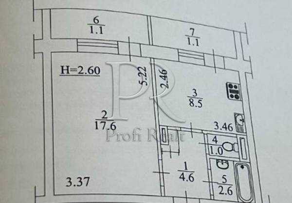 Продаж 1-кімнатної квартири 37 м², Оноре де Бальзака вул., 68