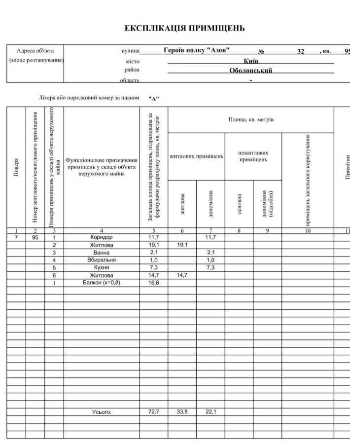 Продаж 2-кімнатної квартири 72.7 м², Маршала Малиновського вул., 32