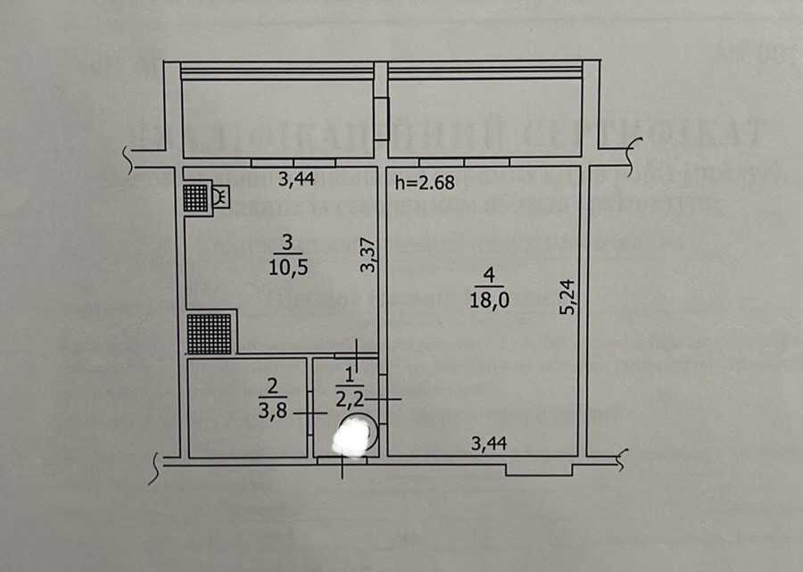 Продажа 1-комнатной квартиры 44 м², Февральская ул., 48