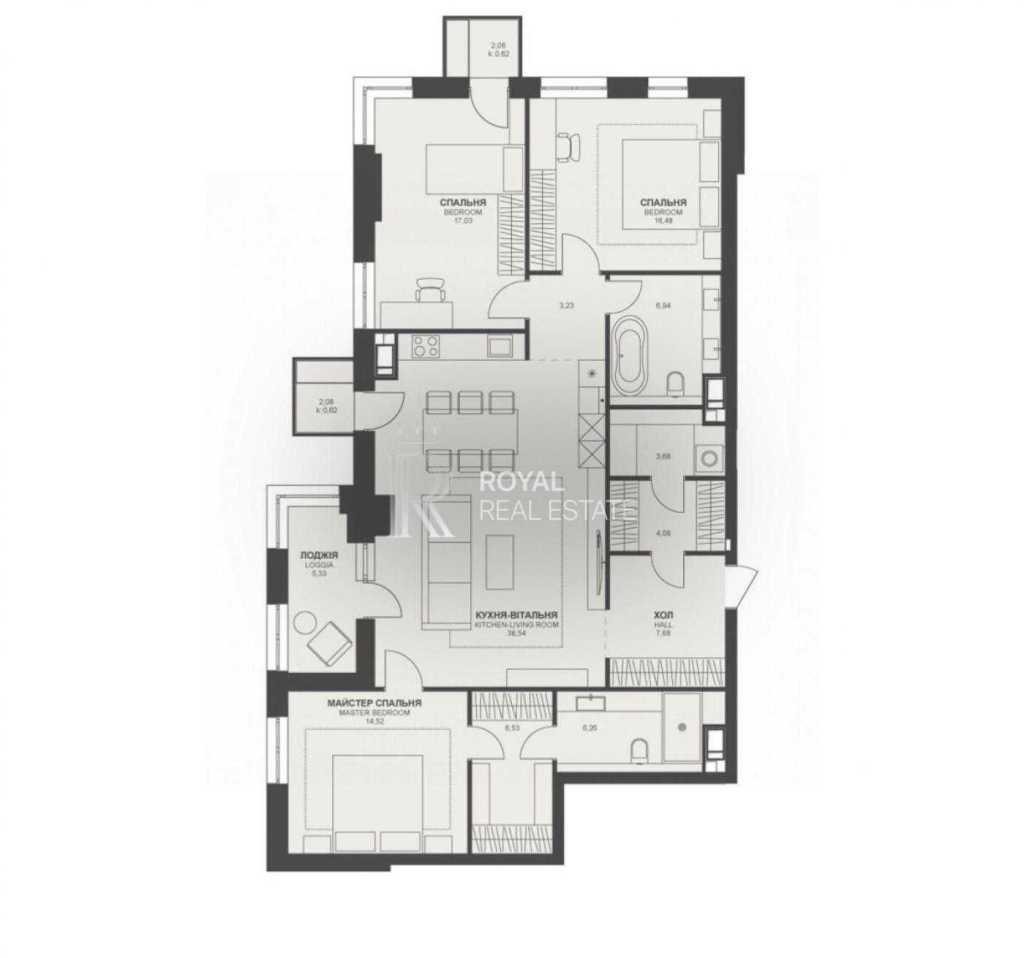Продажа 4-комнатной квартиры 132 м², Василия Тютюнника ул., 39/2